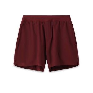 Centric Men’s Hiflex Legacy 5” Shorts with Liner — Burgundy — Size XL